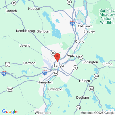 Map to  office in Bangor, ME