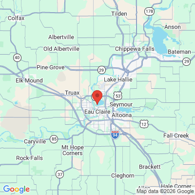 Map to  office in Eau Claire, WI