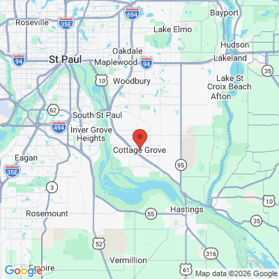 Map to  office in Cottage Grove, MN