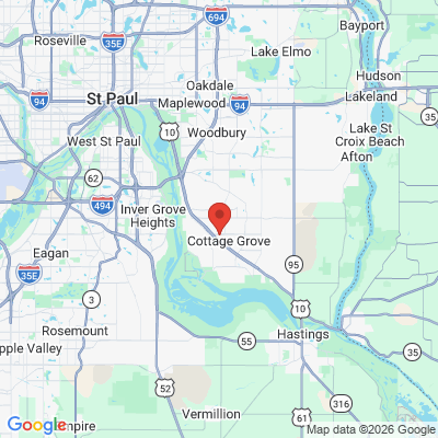 Map to  office in Cottage Grove, MN