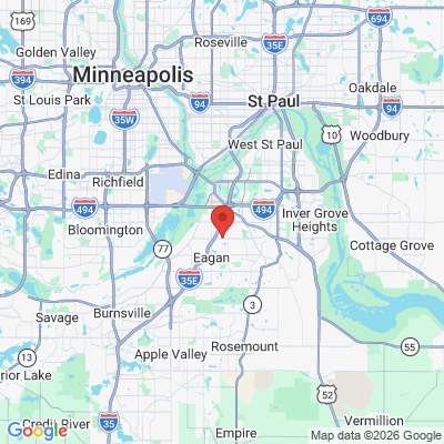 Map to  office in Eagan, MN