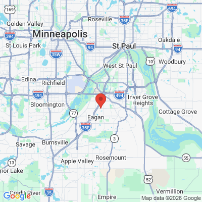Map to  office in Eagan, MN