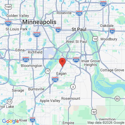 Map to  office in Saint Paul, MN