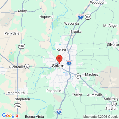 Map to  office in Willamette Dental