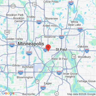 Map to  office in Saint Paul, MN