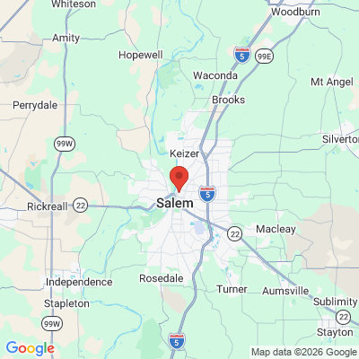 Map to  office in Salem, OR