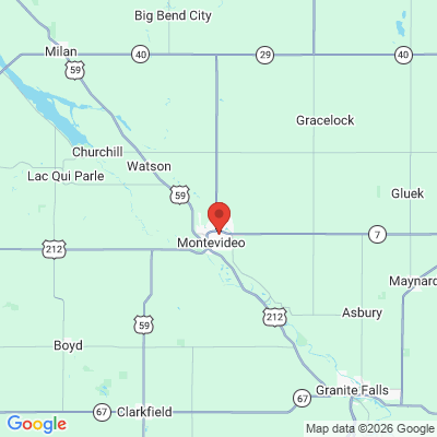 Map to  office in Montevideo, MN