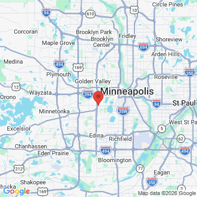Map to  office in Saint Louis Park, MN