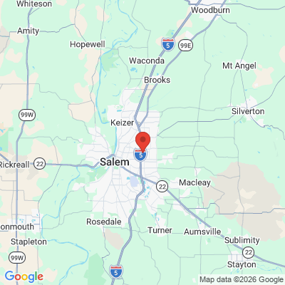 Map to  office in Salem, OR