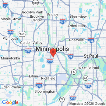 Map to DayOne Staffing office in Minneapolis, MN