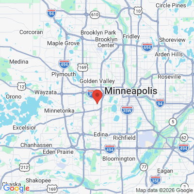 Map to  office in Saint Louis Park, MN