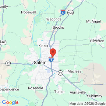 Map to Salem office in Salem, OR