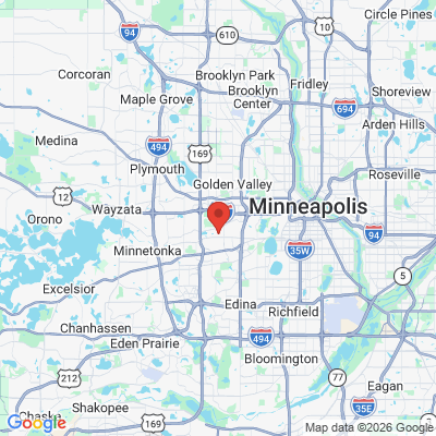 Map to  office in Saint Louis Park, MN