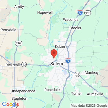 Map to Trenton R Young DDS office in Salem, OR