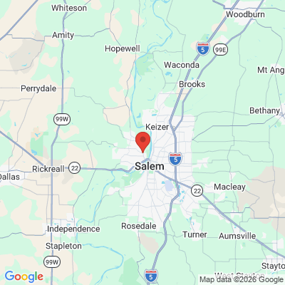 Map to  office in Salem, OR