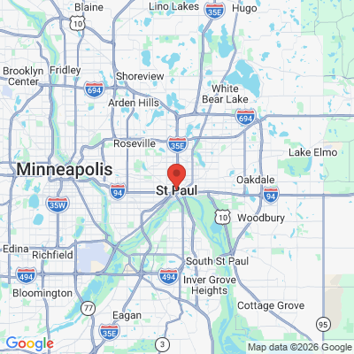 Map to  office in Saint Paul, MN