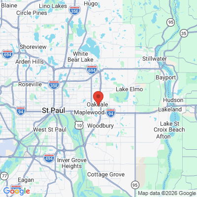Map to  office in Oakdale, MN