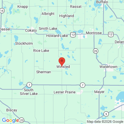 Map to  office in Winsted, MN