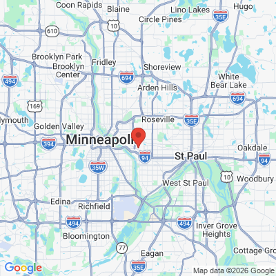 Map to  office in Saint Paul, MN