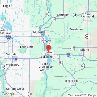 Map to  office in Hudson, WI