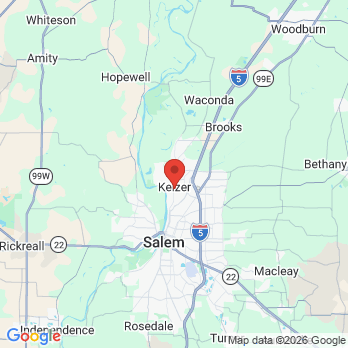 Map to Northwest Dental Arts office in Keizer, OR