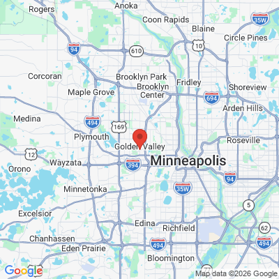 Map to  office in Golden Valley, MN