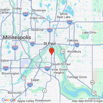 Map to  office in Saint Paul, MN