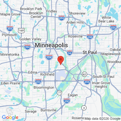 Map to  office in Minneapolis, MN