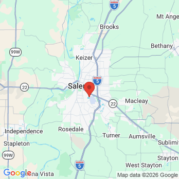 Map to Healthy Smiles Family Dental office in Salem, OR