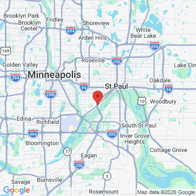 Map to  office in Saint Paul, MN