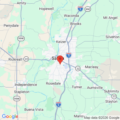 Map to  office in Salem, OR