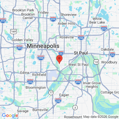 Map to  office in Saint Paul, MN