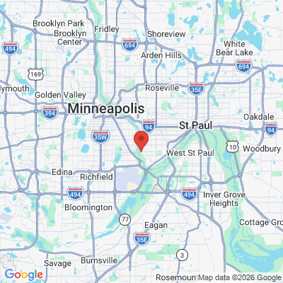 Map to  office in Saint Paul, MN
