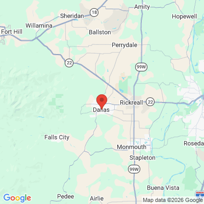 Map to  office in Dallas, OR