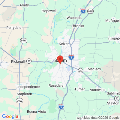 Map to  office in Salem, OR