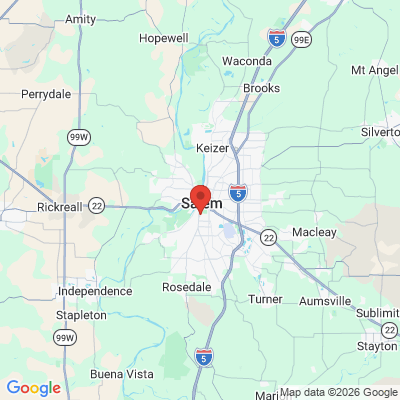 Map to  office in Salem, OR