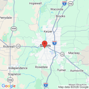 Map to Dental Care of Salem office in Salem, OR