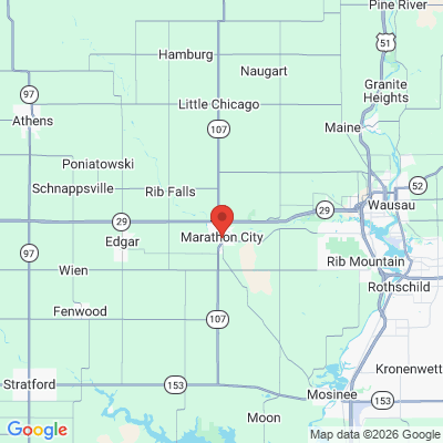 Map to  office in Marathon, WI