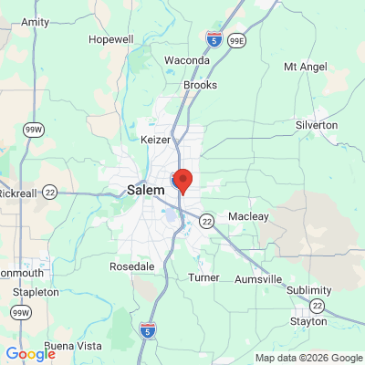 Map to  office in Salem, OR