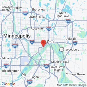 Map to St Paul, MN office in St. Paul, MN