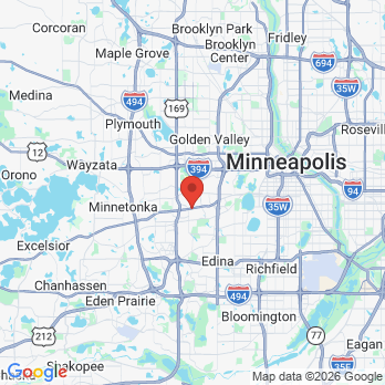 Map to Excel Dentistry office in Hopkins, MN