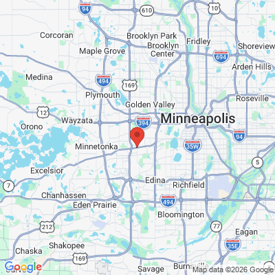 Map to  office in Saint Louis Park, MN