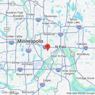 Map to  office in Saint Paul, MN