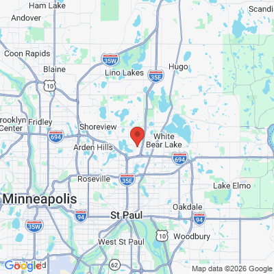 Map to  office in Vadnais Heights, MN