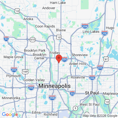 Map to  office in Minneapolis, MN
