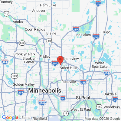 Map to  office in New Brighton, MN