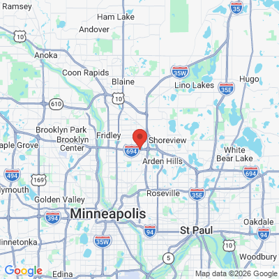 Map to  office in New Brighton, MN