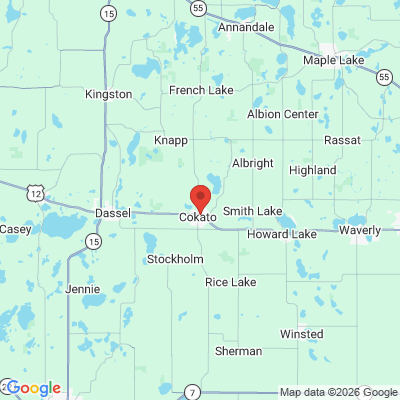 Map to  office in Cokato, MN