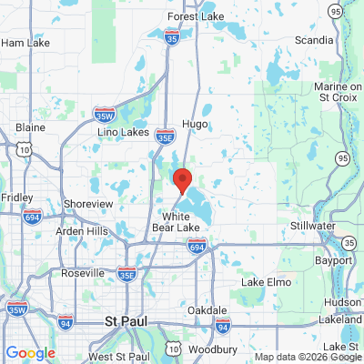 Map to  office in White Bear Tp, MN