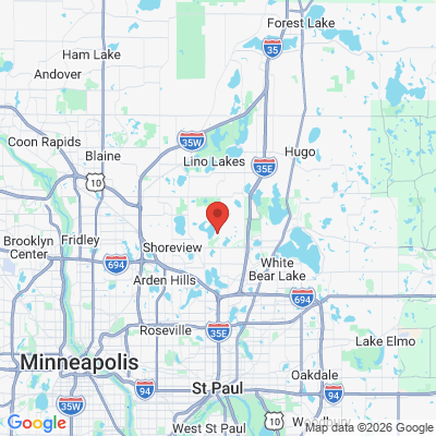 Map to  office in North Oaks, MN